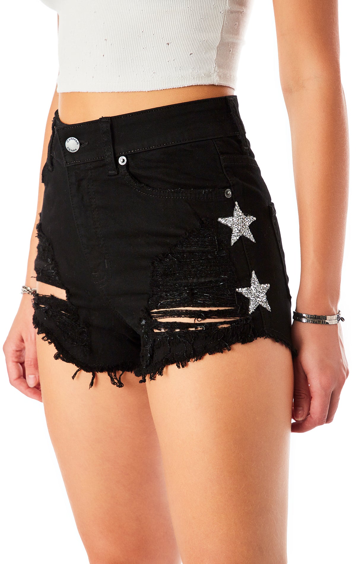 OLIVIA STAR PATCH SHORT